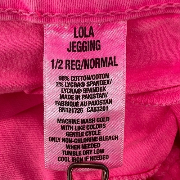 Aeropostale Pink Skinny Jeggings Size 1/2 Women’s - Picture 4 of 5